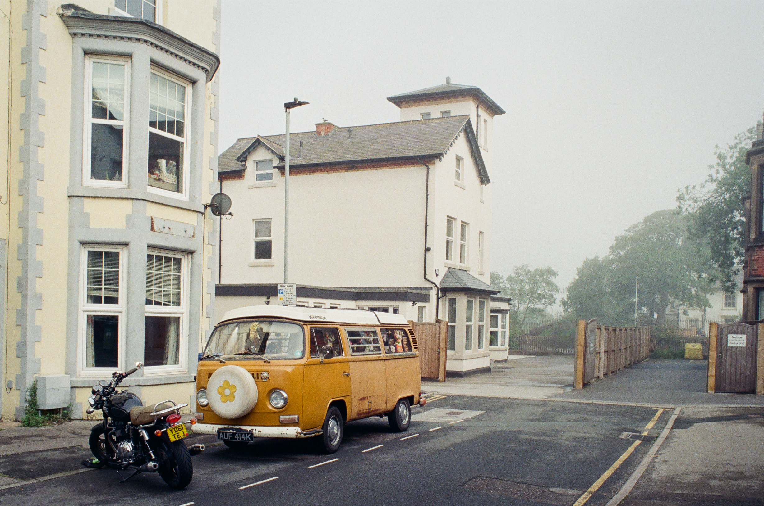 Vintage campervan in Scarborough