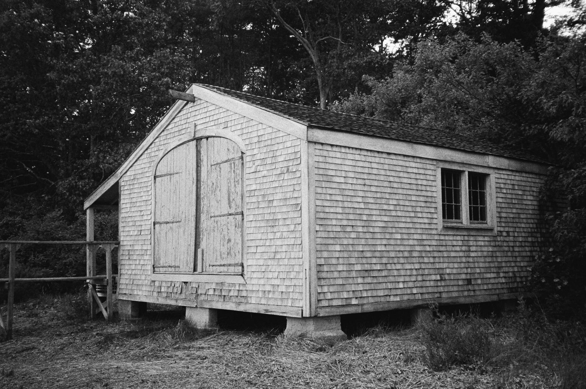 Storage shed on Cape Cod