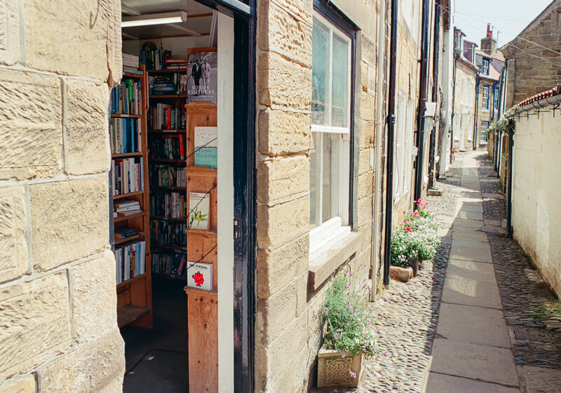 Bookshop in Robin Hood's Bay, Yorkshire