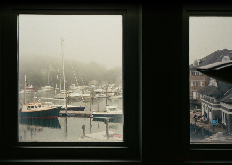 View of eel pond from MBL library